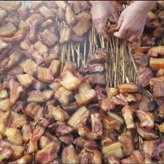 湖南特产道县鲊肉道州榨肉烟熏猪肉肉扎肉柴火腊肉年货下饭菜