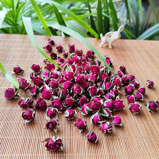 卡贝农食用金边玫瑰50克云南正品玫瑰花茶袋装泡水清新元气花茶包