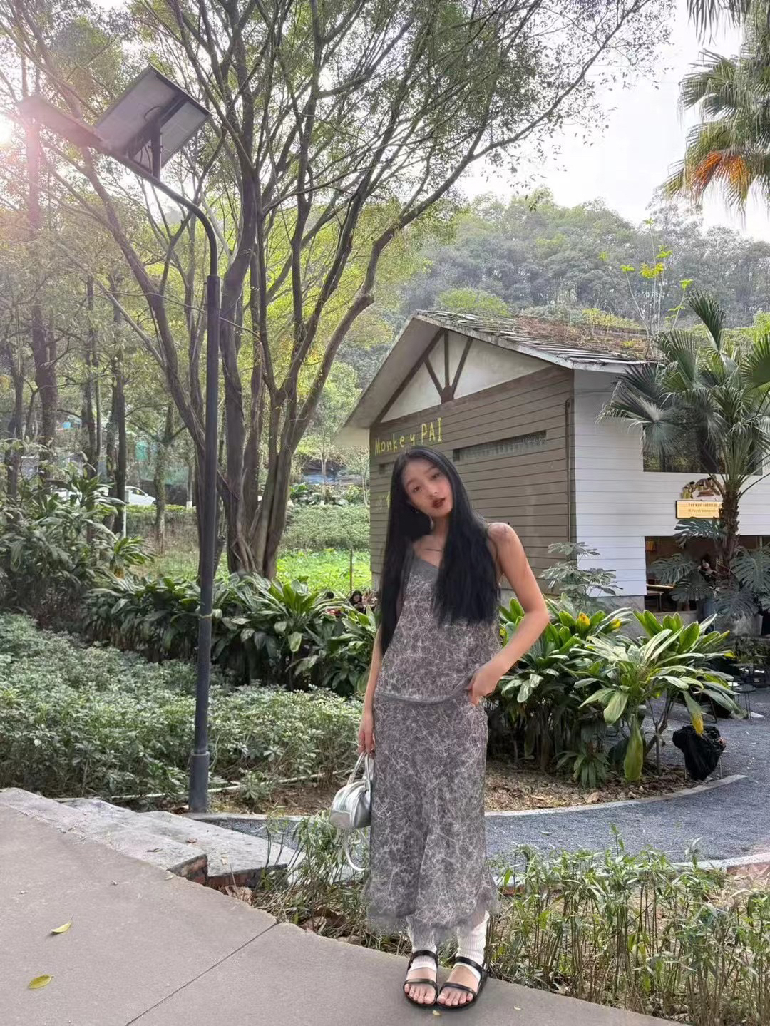 INchooseu笑笑家蕾丝花边半裙