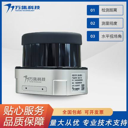 万集WLR-719 单线激光雷达 用于室内外AGV/RGV 自动驾驶