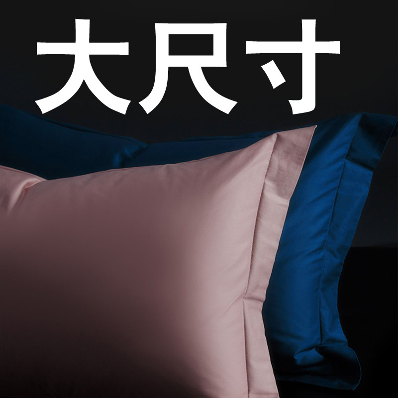 枕套大尺寸50x80单个加大枕头套55x80特大号宾馆酒店专用60x90一