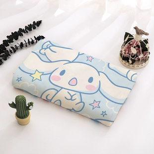 卡通玉桂狗乳胶枕套40X60牛奶绒透气抗菌橡胶枕专用枕套可定制