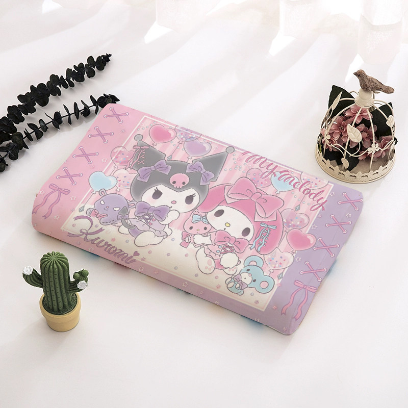 卡通库洛米乳胶枕套牛奶绒可爱透气抗菌橡胶枕专用枕套可定制,床上用品,枕套,淘宝优惠券,粉丝福利购,淘宝优惠卷