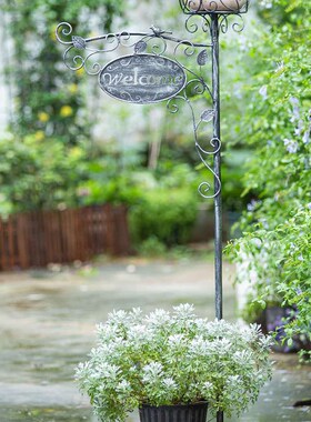 户外铁艺小鸟铁线莲爬藤架网架带底座置物庭院花店阳台屏风花盆架