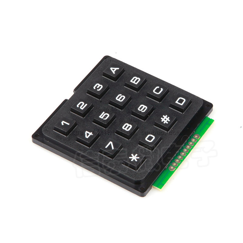单片机键盘 按键 矩阵 3*4 4X4 A键盘 16键 工业键盘 行列扫描,搬运/仓储/物流设备,机械式停车设备（立体停车库）,淘宝优惠券,粉丝福利购,淘宝优惠卷