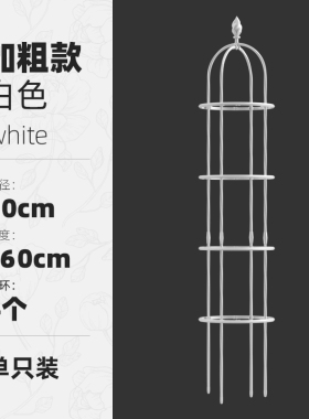 加粗款高档花架铁艺爬藤架月季玫瑰铁线莲攀藤架花盆固定植物支架