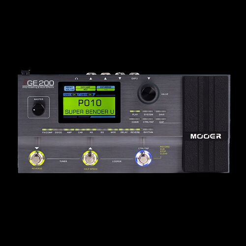 入门乐手101 MOOER魔耳电吉他综合效果器GE200 GE150带音箱模拟