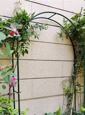 花园拱门花架月季铁线莲爬藤架铁艺造型花架蔷薇防倒攀爬花支架子