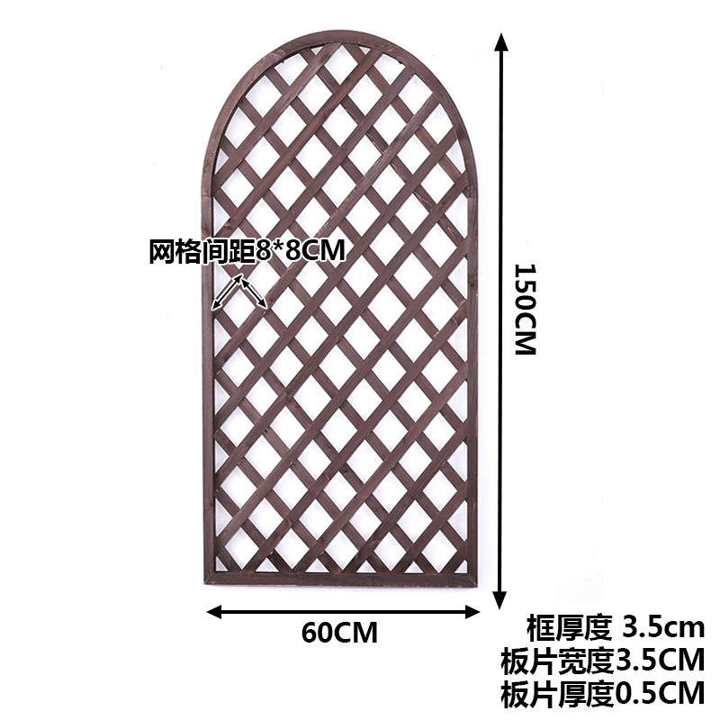 防腐木花格户外半圆网格花架白色栅栏护栏围栏庭院爬藤架花园篱笆,厨房/烹饪用具,DIY模具,淘宝优惠券,粉丝福利购,淘宝优惠卷