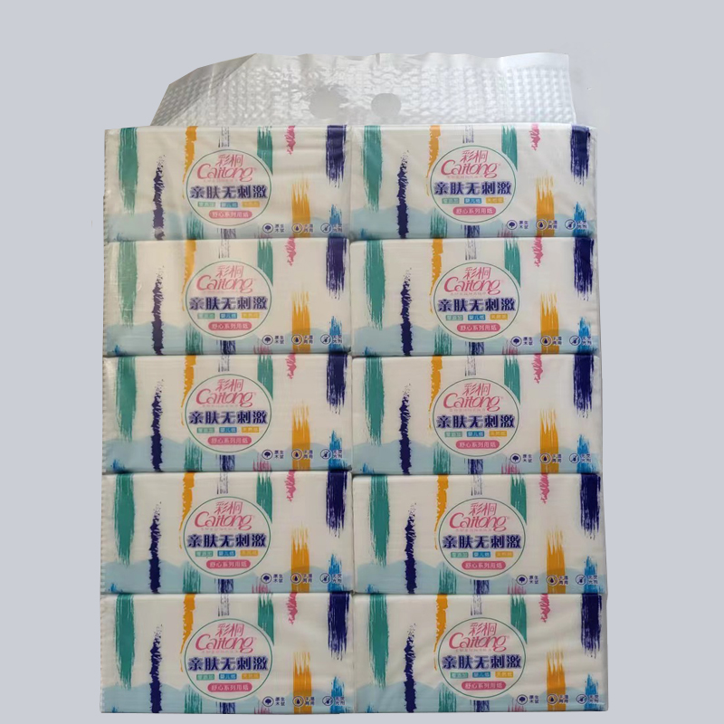 彩桐抽纸巾家用实惠装餐巾纸面巾纸卫生纸巾5层加厚500张加量装