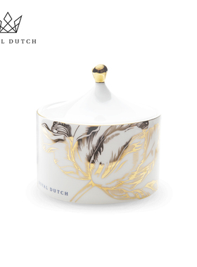 RoyalDutch皇家荷兰郁金香骨瓷糖罐饼干罐欧式下午茶具精致礼物