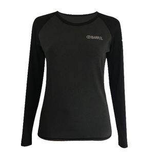 胖mm大码宽松女健身运动服跑步速干春秋长袖T恤瑜伽裤搭配的上衣