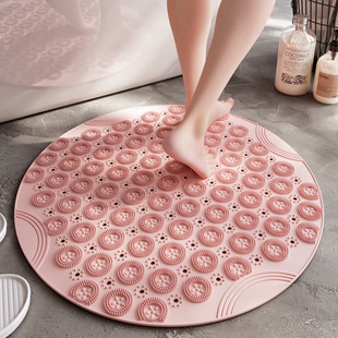 日本无印浴室防滑地垫卫生间浴缸儿童老人洗澡防摔垫TPE按摩