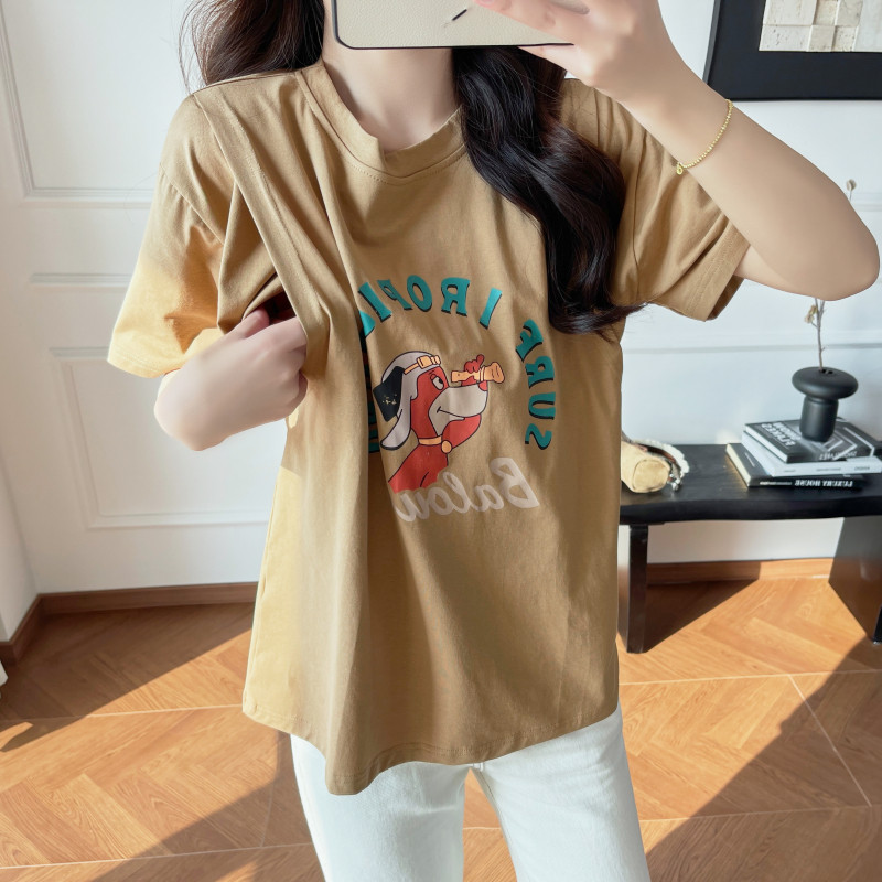 纯棉哺乳衣可外穿夏季短袖T恤浦乳期穿搭睡衣喂奶上衣薄款月子服