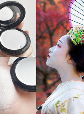 白色粉底液超白特白粉底膏遮瑕膏高光膏纯白色bb霜舞台妆彩妆专用