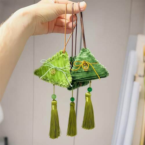端午节粽子挂件扭扭棒手工diy材料包幼儿园学校公司暖场活动饰品