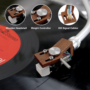 实木唱头架 LP黑胶专用 HIFI高端木质唱头壳 无磁抗干扰唱头盖