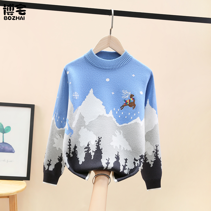 男童毛衣儿童2025新款休闲针织衫