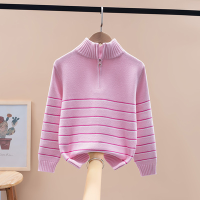 毛衣女童纯棉加厚冬季2025新款