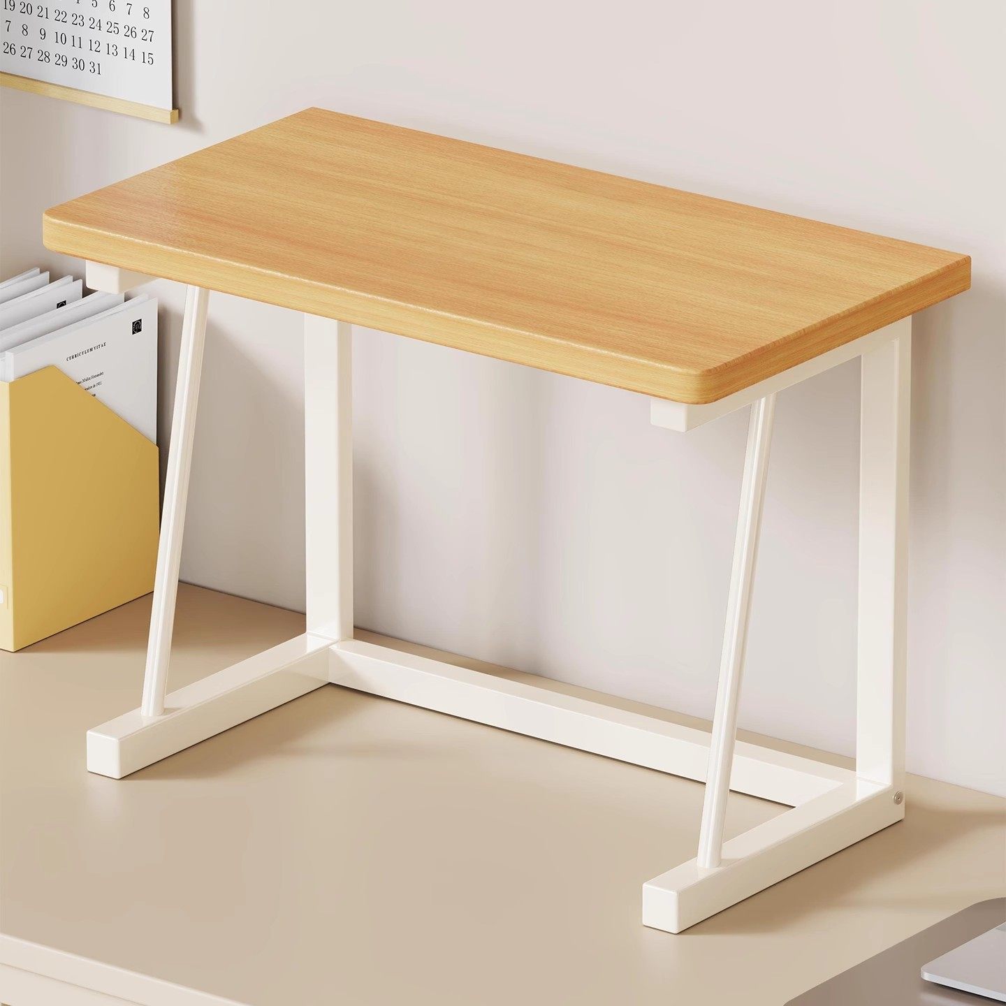 打印机放置柜桌面置物架小型加高复印机支架办公桌工位台面收纳架