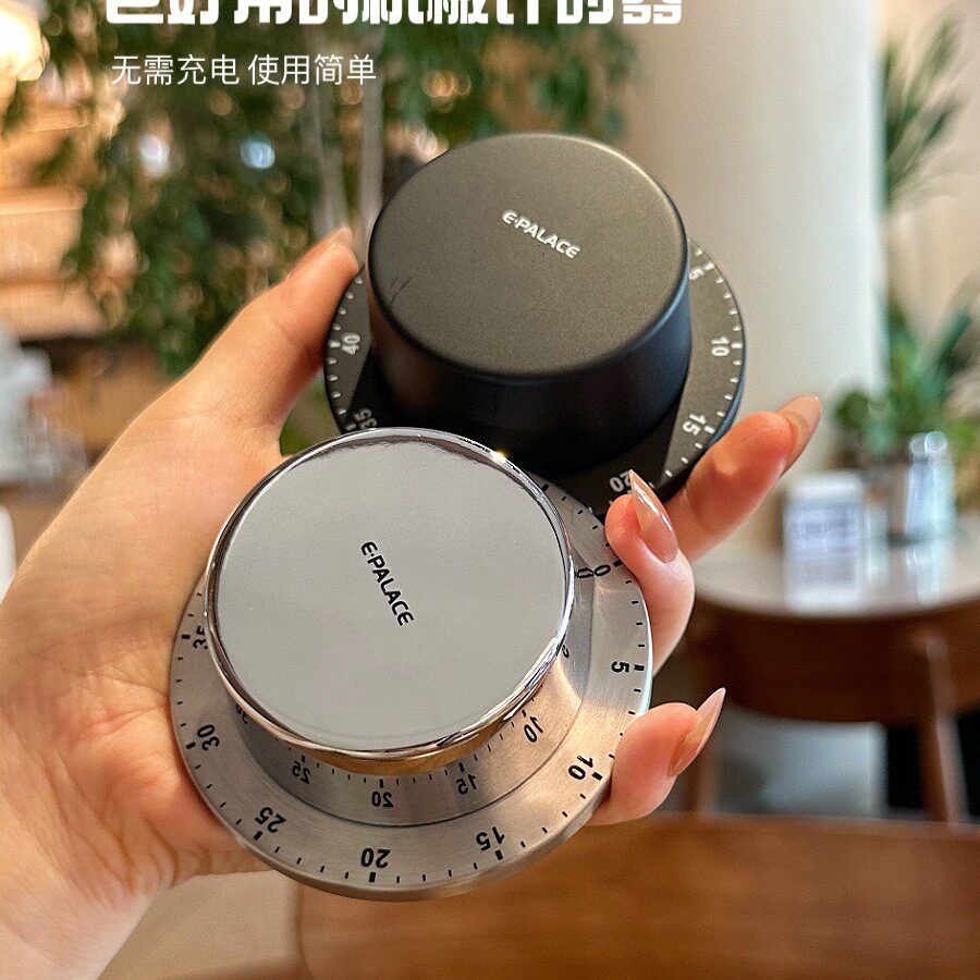 飞碟计时器!日式复古机械冰箱磁吸时间管理器厨房做饭