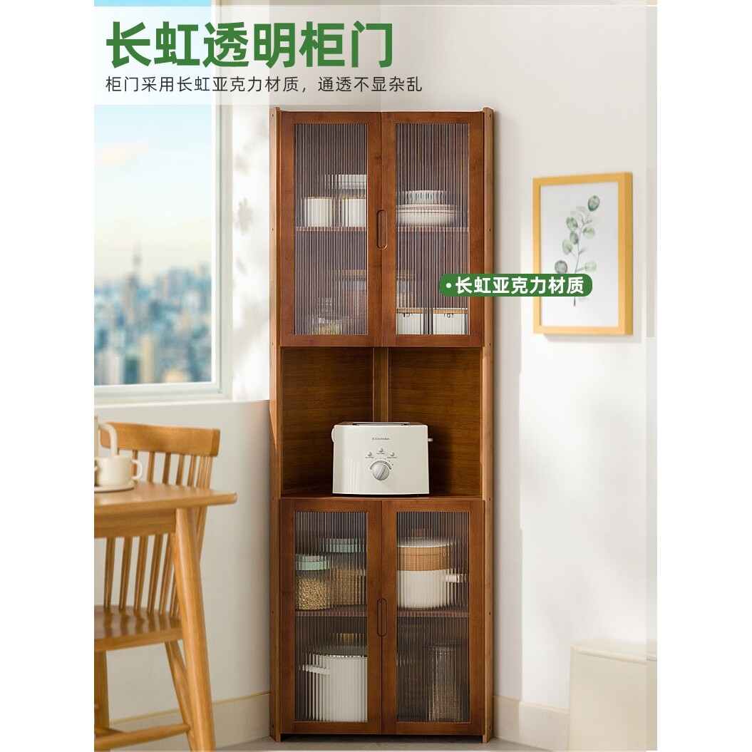 A8L角柜客厅墙角转角柜餐厅收纳置物柜卧室角落三角柜落地边角柜