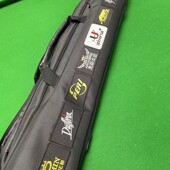 奥秘本兹环球达芬尼大头杆台球杆包可背可提双槽耐磨三槽袋杆E18