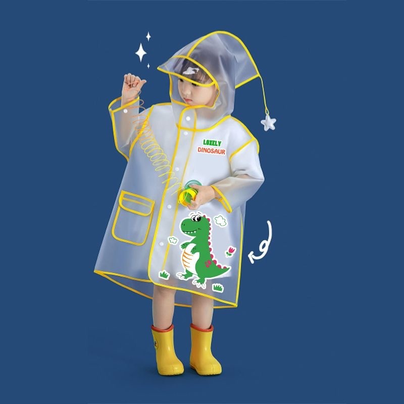 儿童雨衣男女通用幼儿园小童斗篷式女孩宝宝学生上学全身防水雨披
