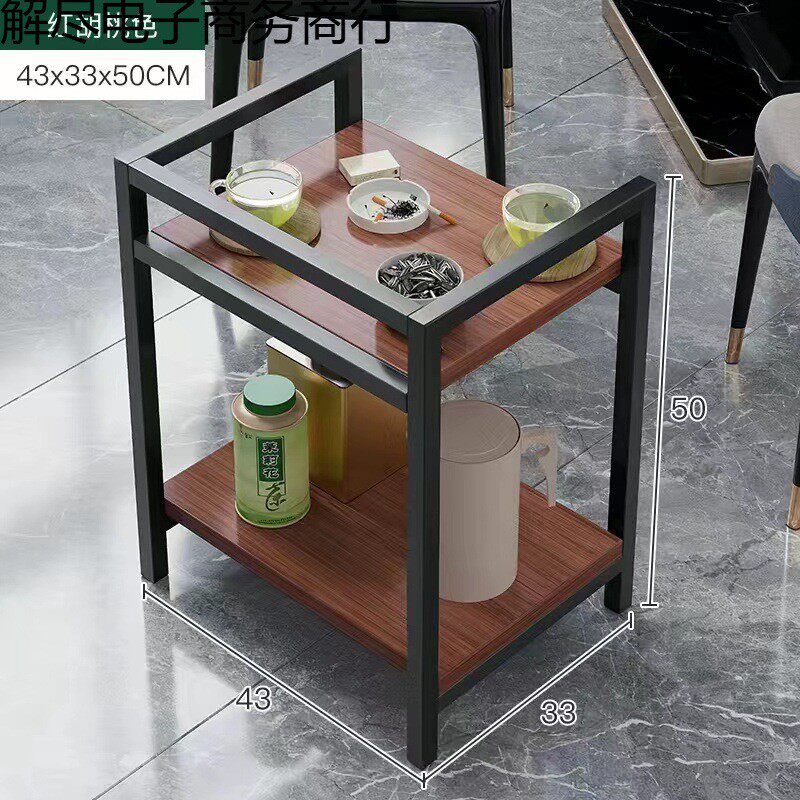 可移动麻将桌旁简约小边几置 麻将桌茶几茶水架棋牌室专用茶桌
