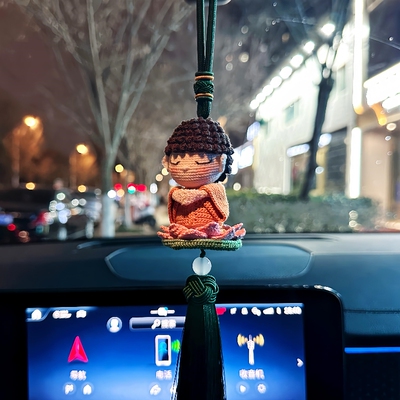 小佛陀车挂轻奢车载祝福新车礼物