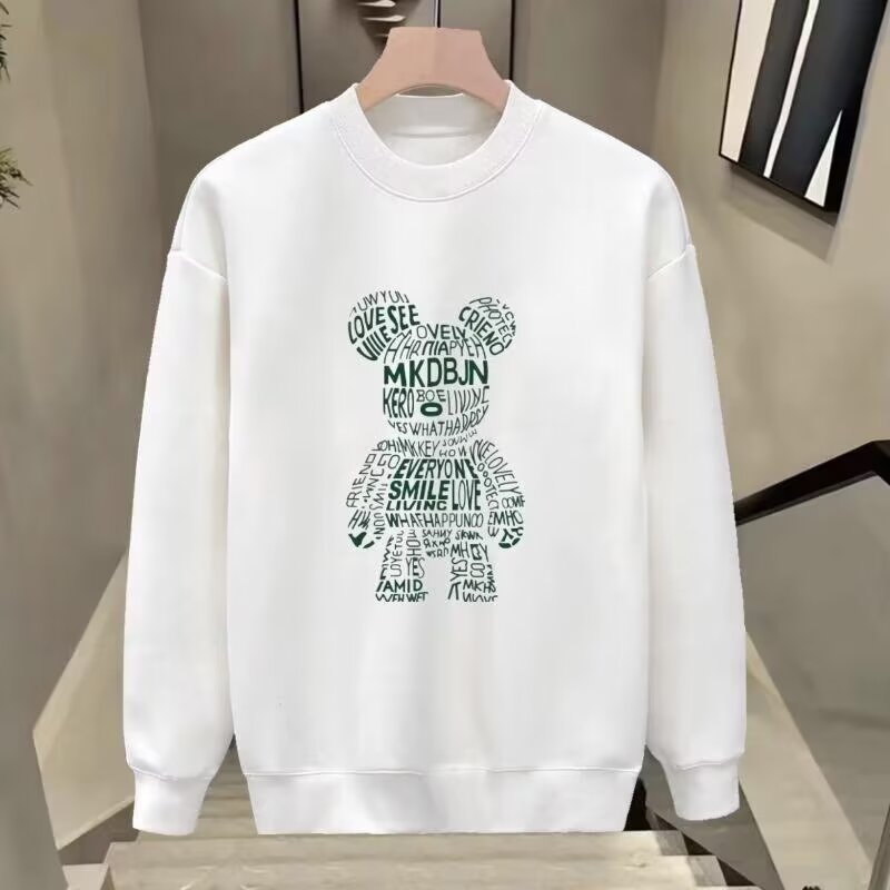 高质量华棉圆领时尚百搭男卫衣