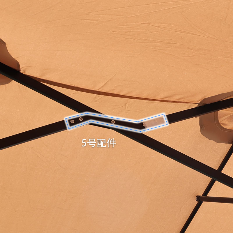 户外三头伞专属伞骨，伞布