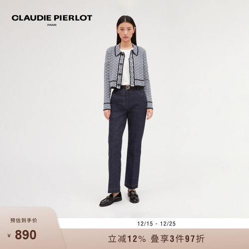 新款女装休闲时尚印花针织开衫