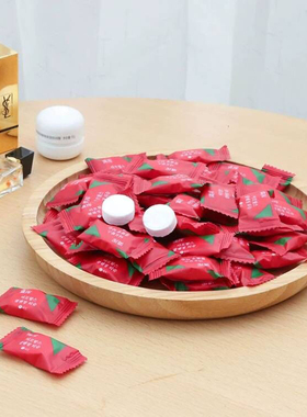 一次性压缩毛巾便携酒店用品3粒装红色无纺布毛巾独立包装