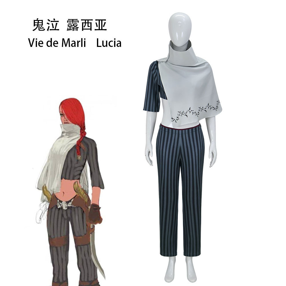 鬼泣露西亚cos服DevilMayCry2Lucia露棋亚守护部族战士服跨境