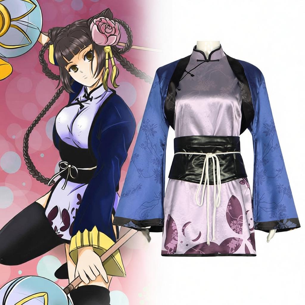 黑执事夏尔蓝猫cosplay服装蓝猫旗袍御姐少女动漫蓝猫COS扮演服