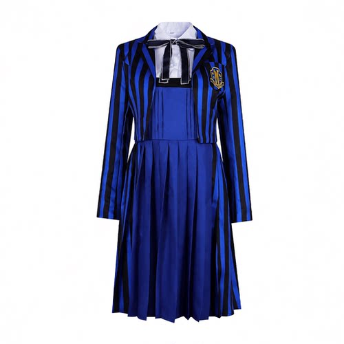 星期三第二季cos服一家亚当斯小狼女依妮德cosplay校服万圣节服装
