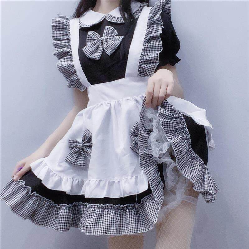 外贸女仆装日系cosplay制服可爱少女型日本学生Lolita连衣裙代发