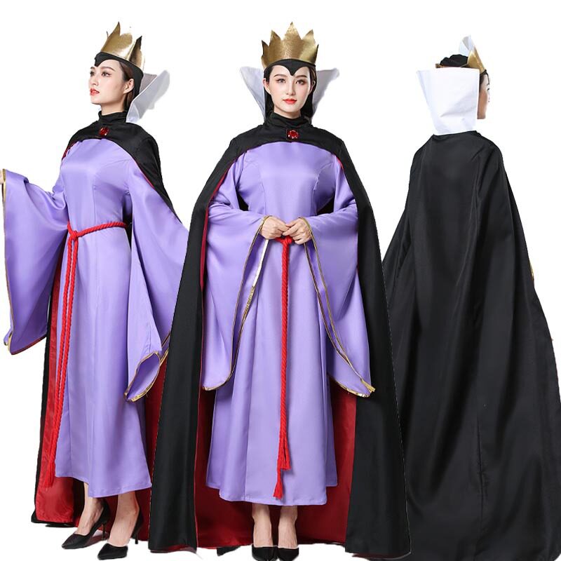 格林童话白雪公主后妈角色扮演恶毒皇后继母cosplay话剧演出服装
