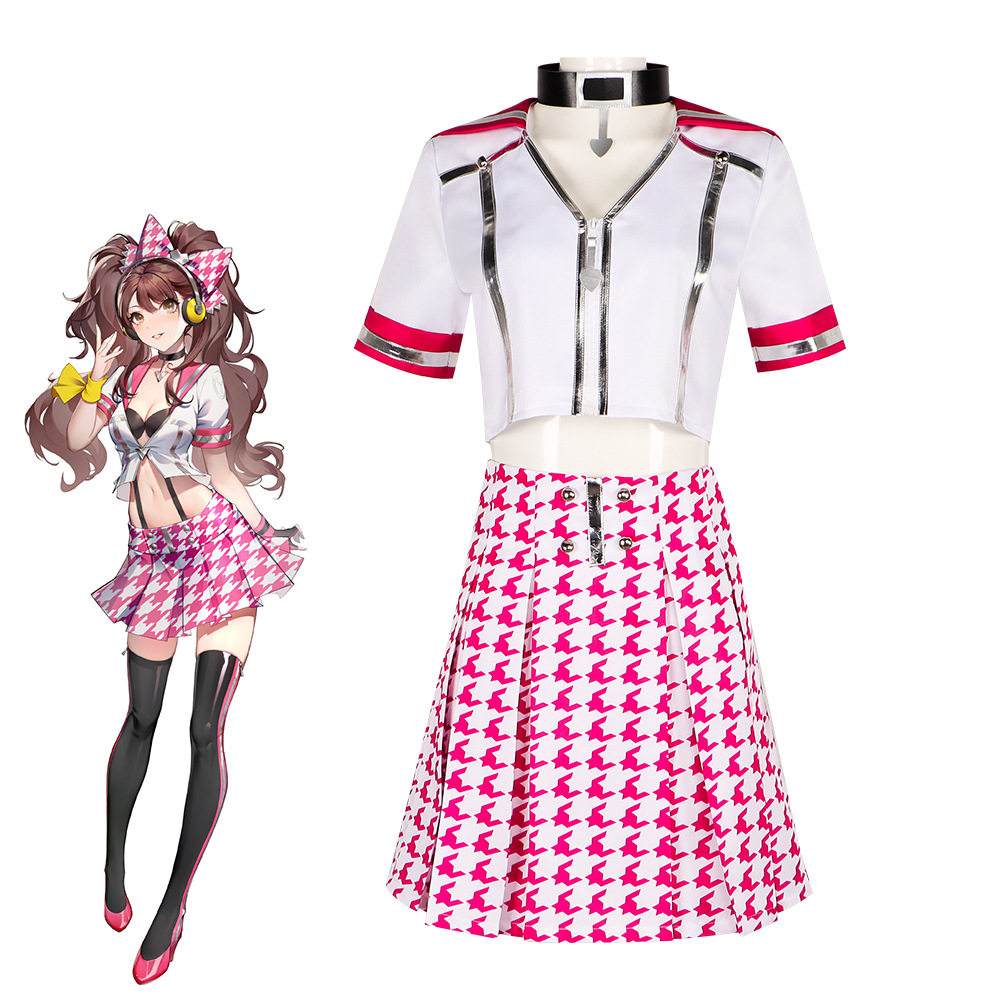 女神异闻录4cos服通宵热舞久慈川理世同款cosplay万圣节表演服