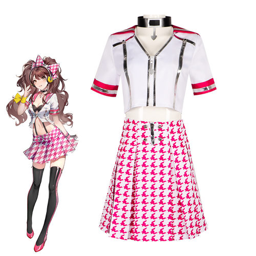 女神异闻录4cos服通宵热舞久慈川理世同款cosplay万圣节表演服