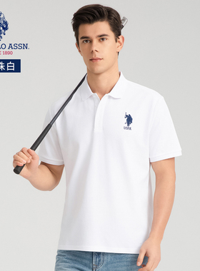 【远哥甄选】U.S.POLO ASSN.短袖翻领Polo衫US24P998