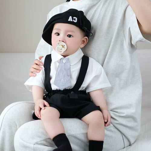 男宝宝套装夏季周岁礼服