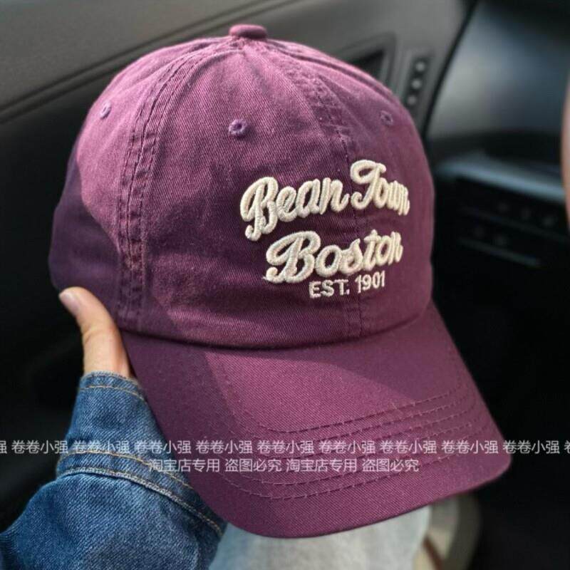 韩国ins新潮牌软顶棒球帽女显脸小遮阳帽子情侣百搭字母鸭舌帽男