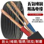 6平方户外防冻护套线电源软线 国标纯铜电线电缆线二芯1.5 2.5