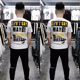 新款 潮流百搭休闲时尚 简约韩版 2025夏季 字母印花男短袖 T恤ABC8839