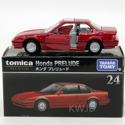 TOMY多美卡tomica合金汽车模型黑盒旗舰版新TP24本田Prelude 序曲