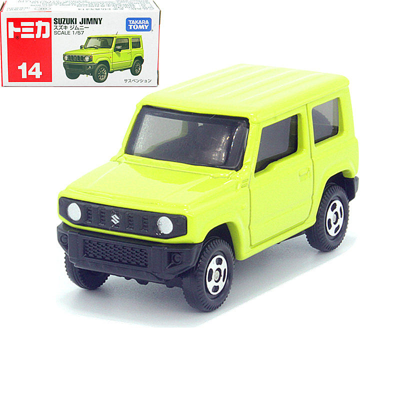 tomy多美卡tomica合金小汽车迷你模型14号铃木吉姆尼suv越野车