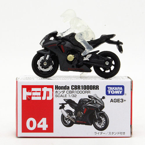 TOMY多美卡tomica合金口袋玩具小汽车模型 新04本田CBR1000RR摩托