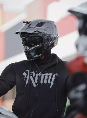 MT HELMETS街霸摩托车头盔复古组合拉力盔骑行机车安全帽四季